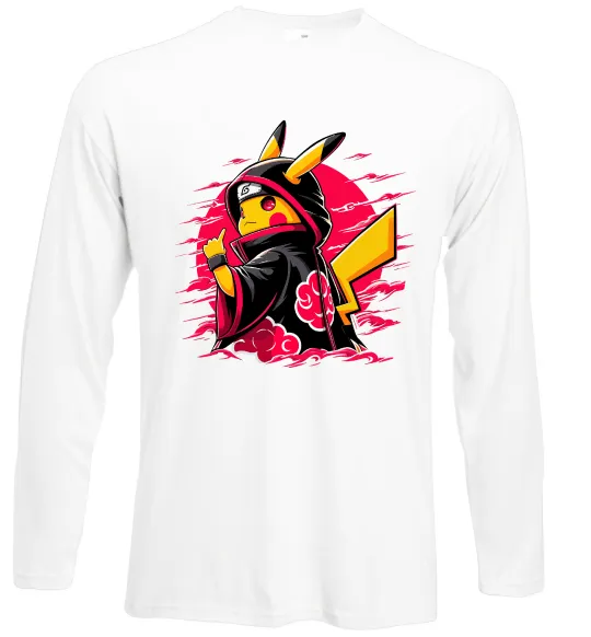 Лонгслив Пікачу Наруто Белый фото