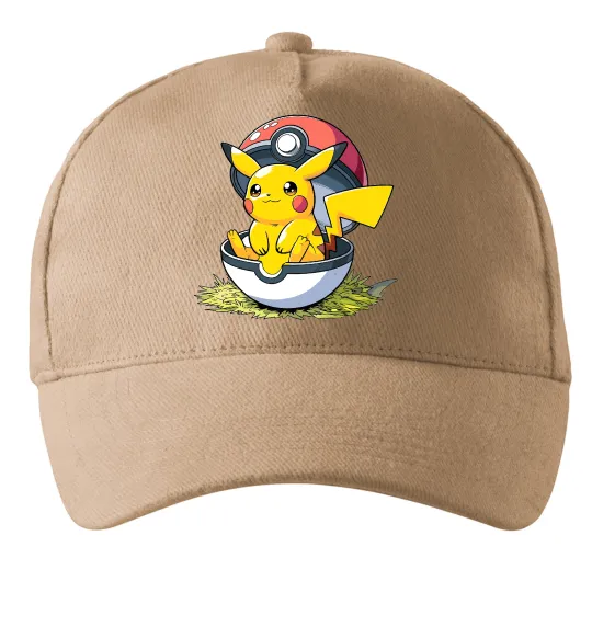 Кепка Пікачу в покеболі Пісочний фото