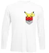 Лонгслив Пікачу в кишені Белый фото