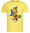Чоловіча футболка Дракони Покемон Лимонний фото