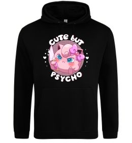 Мужская толстовка (худи) Cute but psycho Pokemon