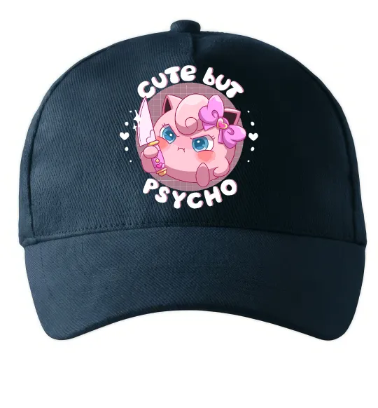 Кепка Cute but psycho Pokemon Темно-синий фото