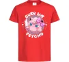 Детская футболка Cute but psycho Pokemon Красный Детская футболка Cute but psycho Pokemon Красный фото