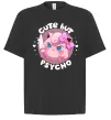 Футболка Оверсайз Cute but psycho Pokemon Черный фото