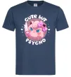Мужская футболка Cute but psycho Pokemon Темно-синий фото
