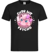Мужская футболка Cute but psycho Pokemon Черный фото