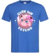 Мужская футболка Cute but psycho Pokemon Ярко-синий фото