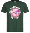 Мужская футболка Cute but psycho Pokemon Темно-зеленый фото