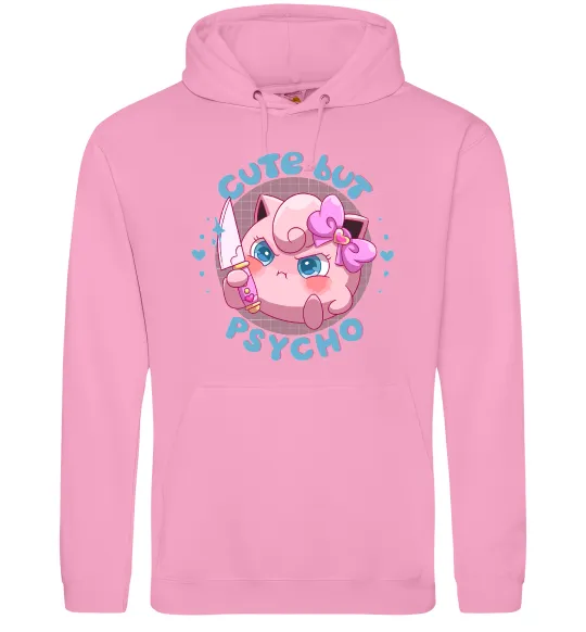 Жіноча толстовка (худі) Cute but psycho Pokemon Рожевий фото