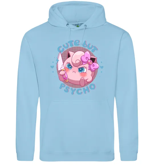 Жіноча толстовка (худі) Cute but psycho Pokemon Блакитний фото