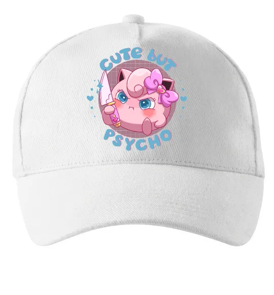 Кепка Cute but psycho Pokemon Белый фото