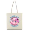 Эко-сумка Cute but psycho Pokemon Бежевый фото