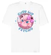 Футболка Оверсайз Cute but psycho Pokemon Белый фото