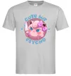 Мужская футболка Cute but psycho Pokemon Серый фото