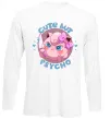 Лонгслив Cute but psycho Pokemon Белый фото