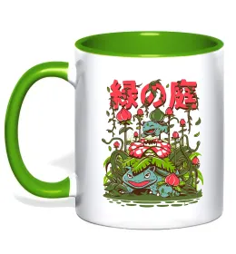 Чашка з кольоровою ручкою