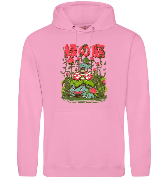 Мужская толстовка (худи) Покемони Venusaur Розовый фото