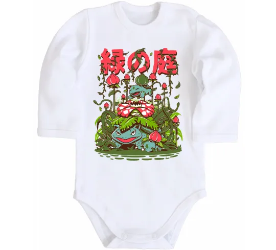 Дитячий бодік Покемони Venusaur Білий фото