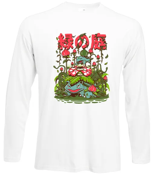 Лонгслів Покемони Venusaur Білий фото