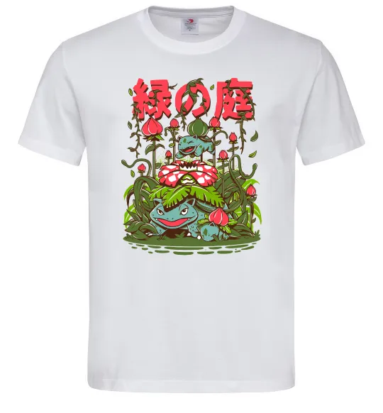 Чоловіча футболка Покемони Venusaur Білий фото