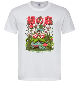 Чоловіча футболка Покемони Venusaur Білий фото