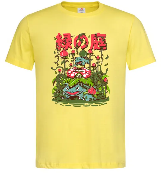 Чоловіча футболка Покемони Venusaur Лимонний фото