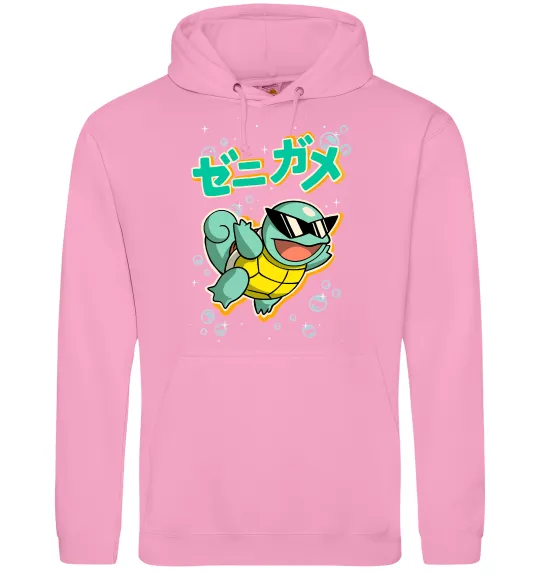 Чоловіча толстовка (худі) Squirtle Рожевий фото