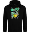 Чоловіча толстовка (худі) Squirtle Чорний фото