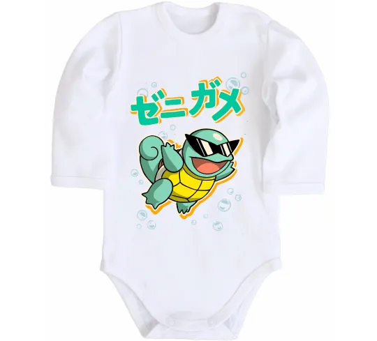 Дитячий бодік Squirtle Білий фото