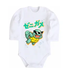 Детский боди Squirtle Белый фото