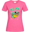 Жіноча футболка Squirtle Яскраво-рожевий фото