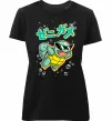Жіноча преміум футболка Squirtle Чорний фото