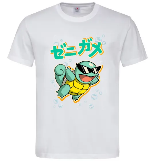 Чоловіча футболка Squirtle Білий фото