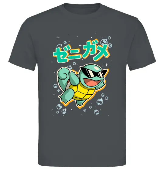 Чоловіча футболка Squirtle Графіт фото