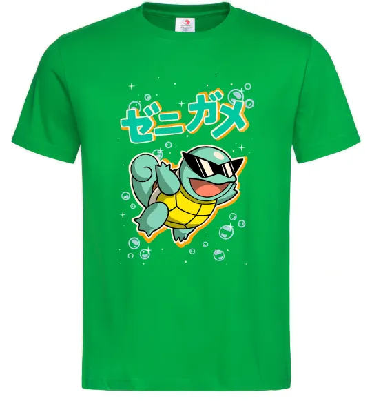 Чоловіча футболка Squirtle Зелений фото