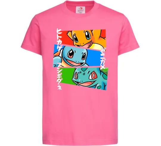 Детская футболка Pokemon eyes Ярко-розовый фото