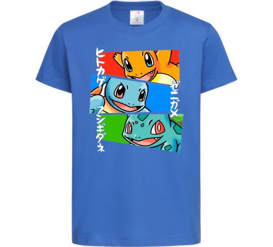 Детская футболка Pokemon eyes Ярко-синий фото
