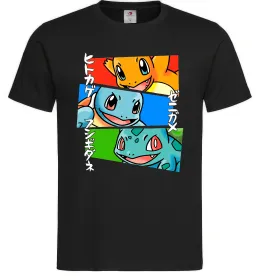 Мужская футболка Pokemon eyes Черный фото