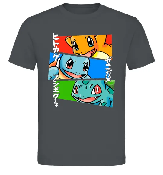 Мужская футболка Pokemon eyes Графит фото