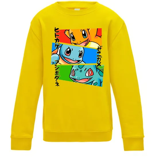 Детский Свитшот Pokemon eyes Солнечно желтый фото