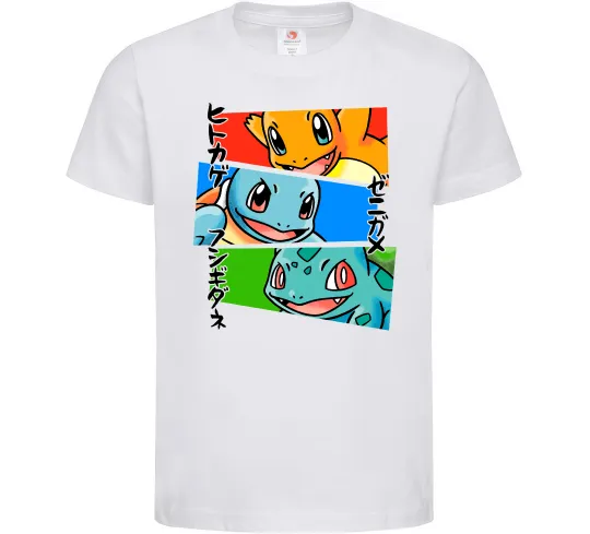 Детская футболка Pokemon eyes Белый фото