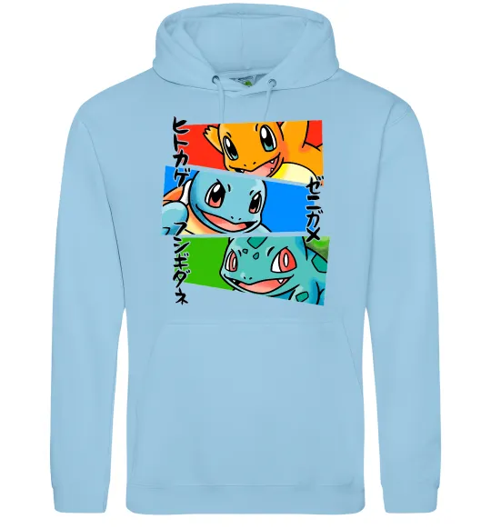 Жіноча толстовка (худі) Pokemon eyes Блакитний фото