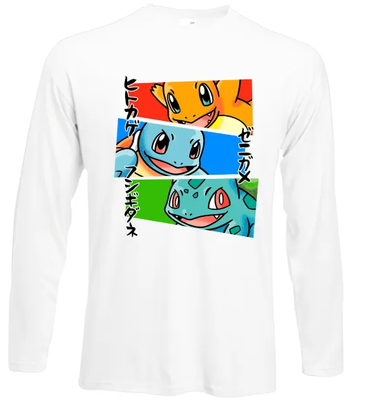 Лонгслив Pokemon eyes Белый фото