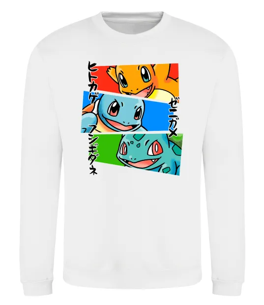 Свитшот Pokemon eyes Белый фото