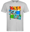 Мужская футболка Pokemon eyes Серый Мужская футболка Pokemon eyes Серый фото