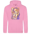 Жіноча толстовка (худі) Mewtwo pokemon Рожевий фото