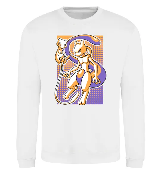 Свитшот Mewtwo pokemon Белый фото