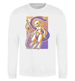 Свитшот Mewtwo pokemon Белый фото