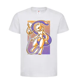 Детская футболка Mewtwo pokemon Белый фото