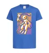 Детская футболка Mewtwo pokemon Ярко-синий фото